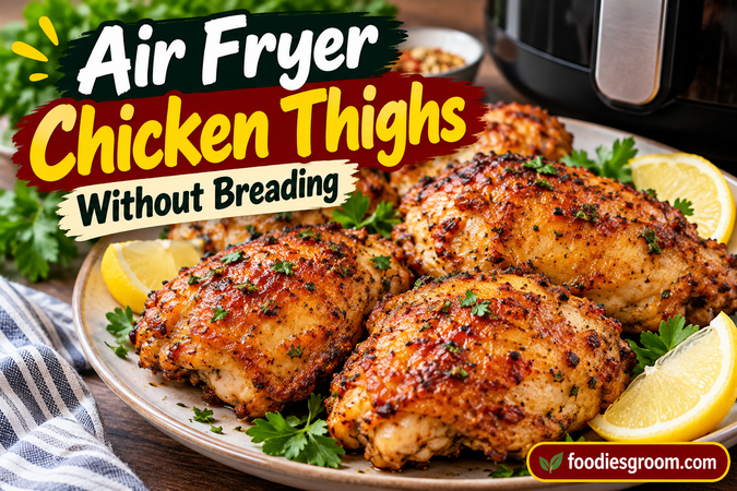 Air Fryer Chicken Thighs Without Breading