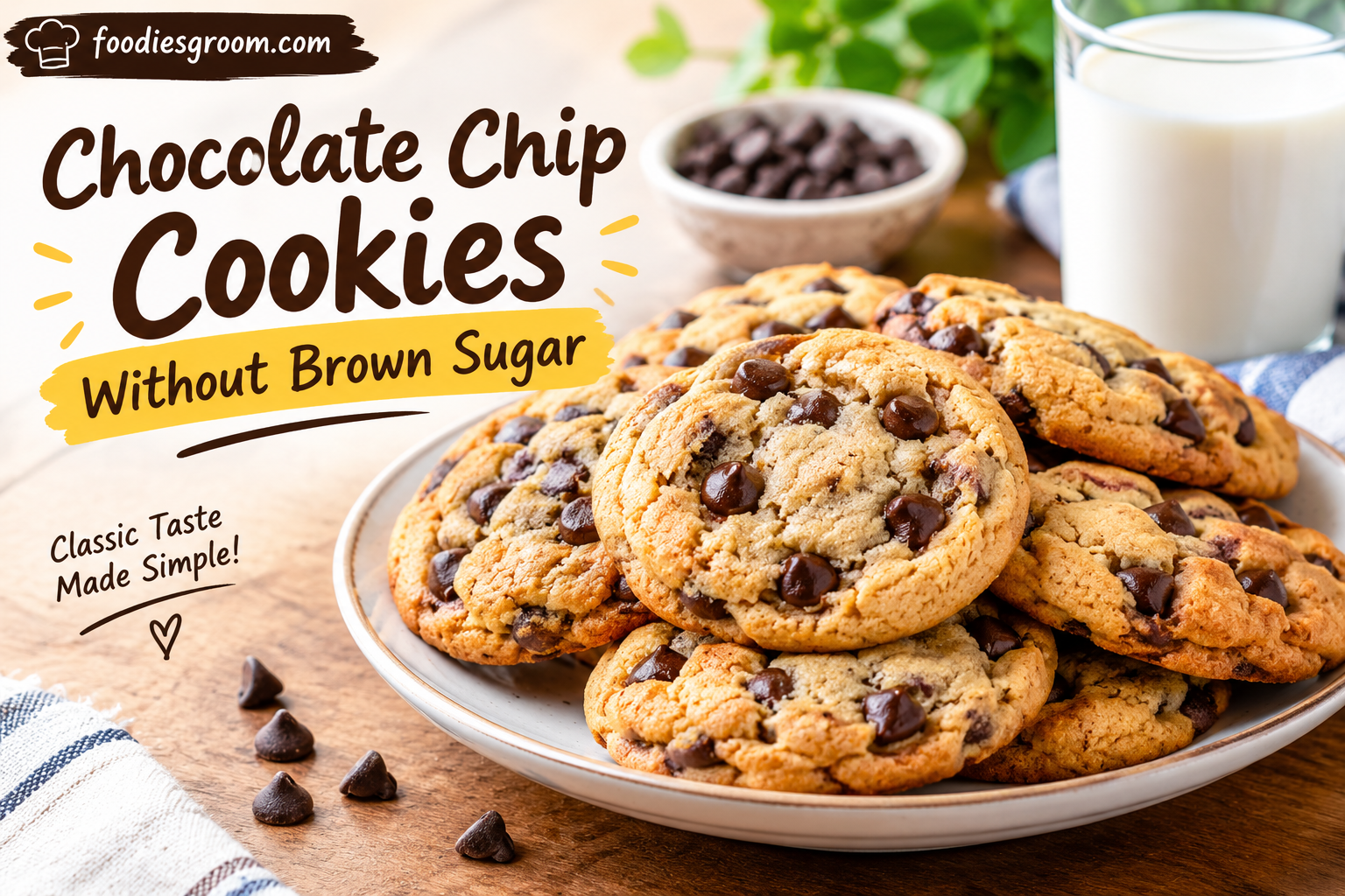 Chocolate Chip Cookies Without Brown Sugar
