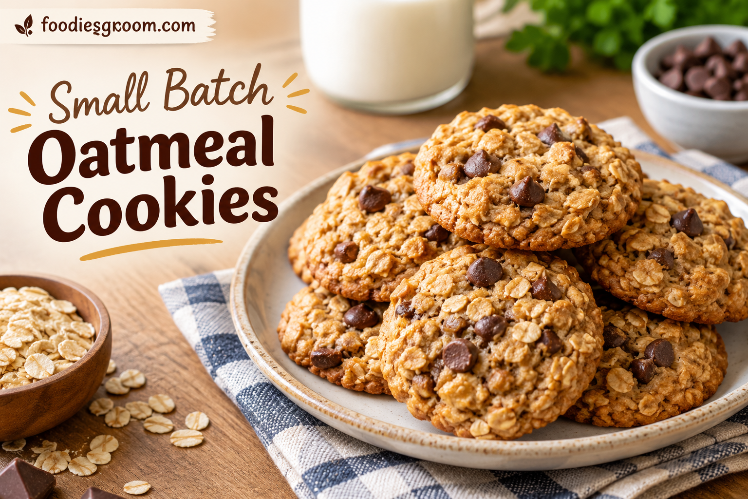 Small Batch Oatmeal Cookies: A Cozy Recipe for a Small Craving