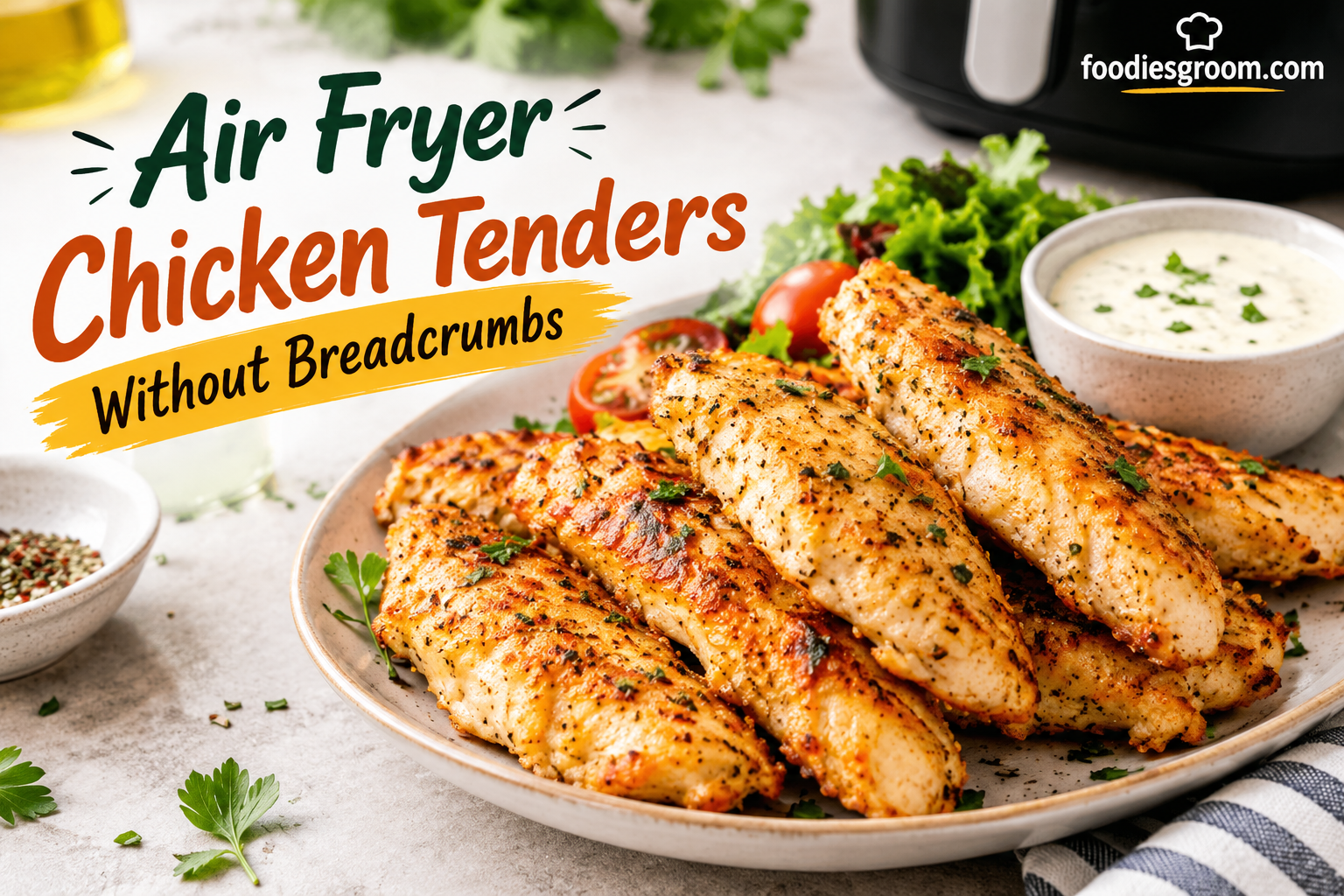Air Fryer Chicken Tenders Without Breadcrumbs: Crispy, Juicy, and Easy