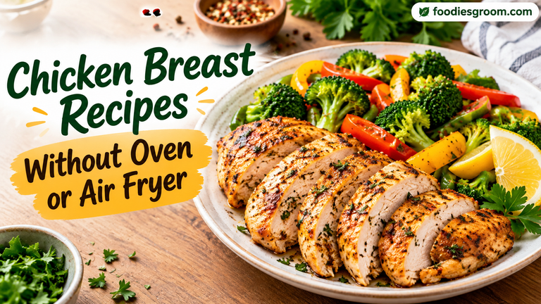 Chicken Breast Recipes Without Oven or Air Fryer: Easy Stovetop Ideas
