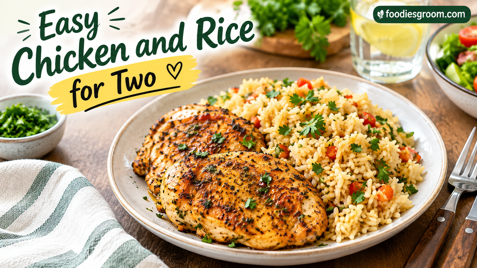 Easy Chicken and Rice for Two: A Simple, Cozy Dinner Recipe