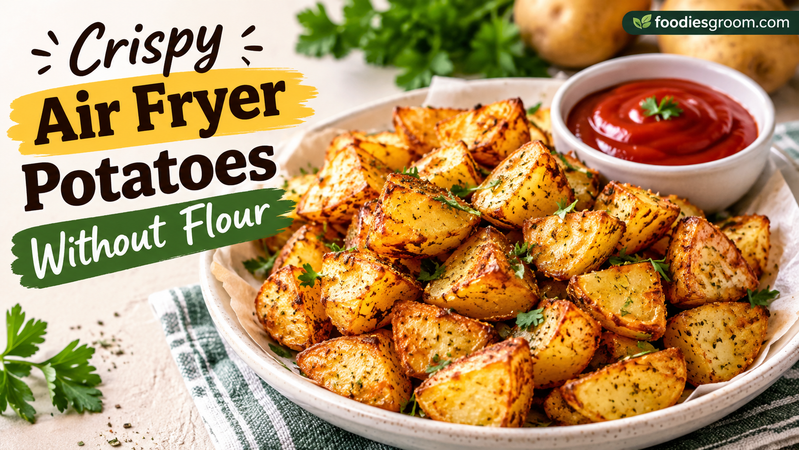 Crispy Air Fryer Potatoes Without Flour: Easy, Golden, and Delicious