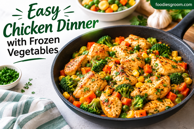 Easy Chicken Dinner With Frozen Vegetables: A Simple One-Pan Meal